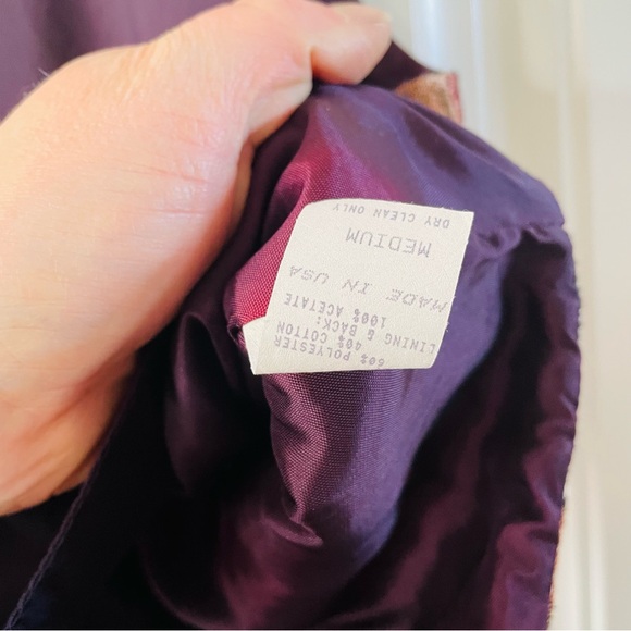 Vintage On Tour Dog Tapestry Vest Medium 90s Puppy Multi Breed Cottagecore - Picture 4 of 5